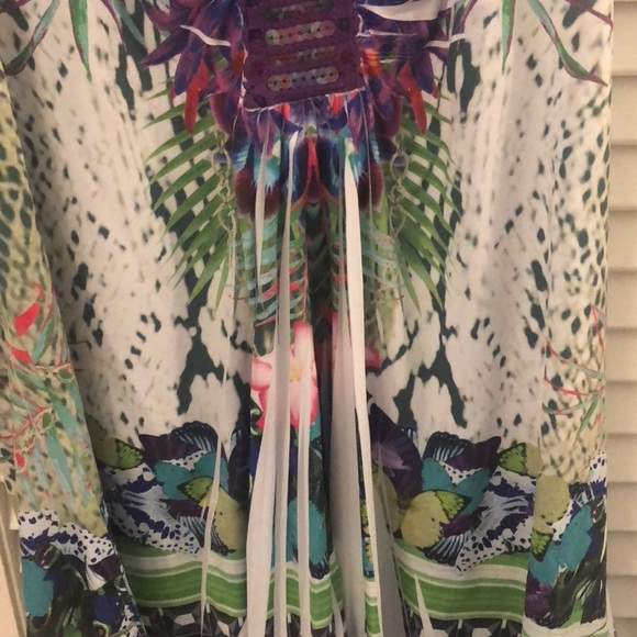 LAST CALL EXPIRES 12/21 Tropical floral sublimation tank top - Picture 3 of 5